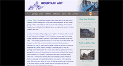 Desktop Screenshot of mountainart.co.uk